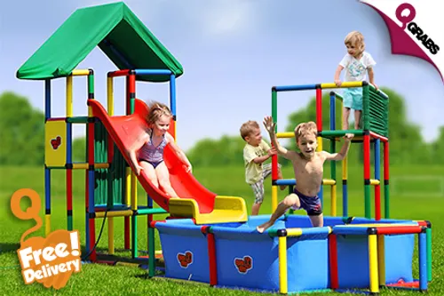 From QR150 Enjoy Indoor & Outdoor Play Sets for Your Little One with FREE Delivery! (Up to QR4815 Value)
